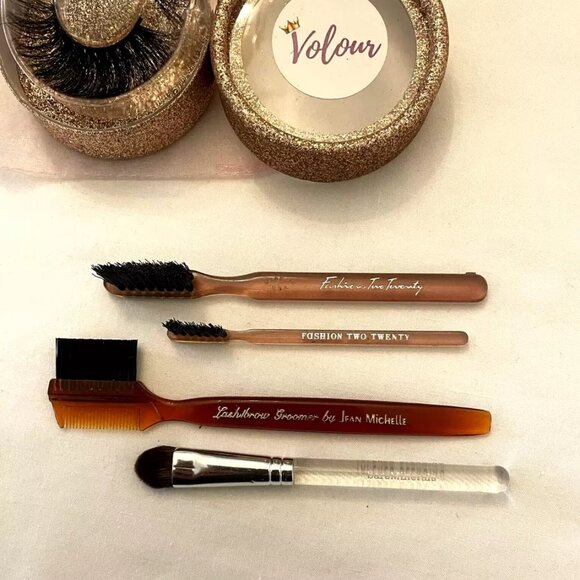 14 +Mix lot of Makeup Cosmetics Fake Eyelashes Mirror Eyebrow Pencil Applicators - Picture 11 of 14